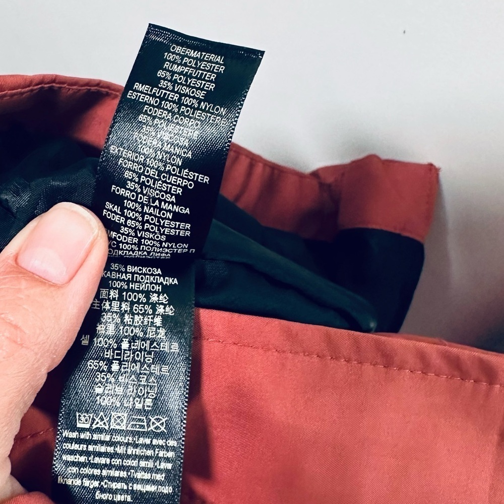 Hunter Original Hooded Trench Coat Mid Length Jacket Women’s Size Medium - Picture 6 of 14